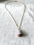 Lavender Haze Cone Shell Necklace