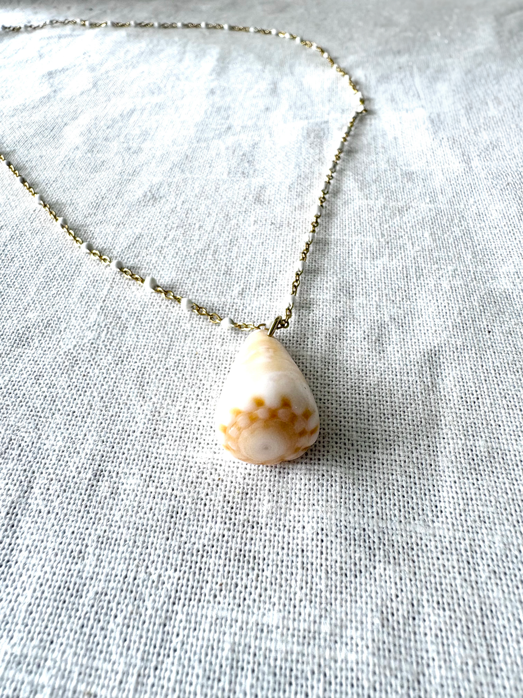 Sunshine Cone Shell Necklace