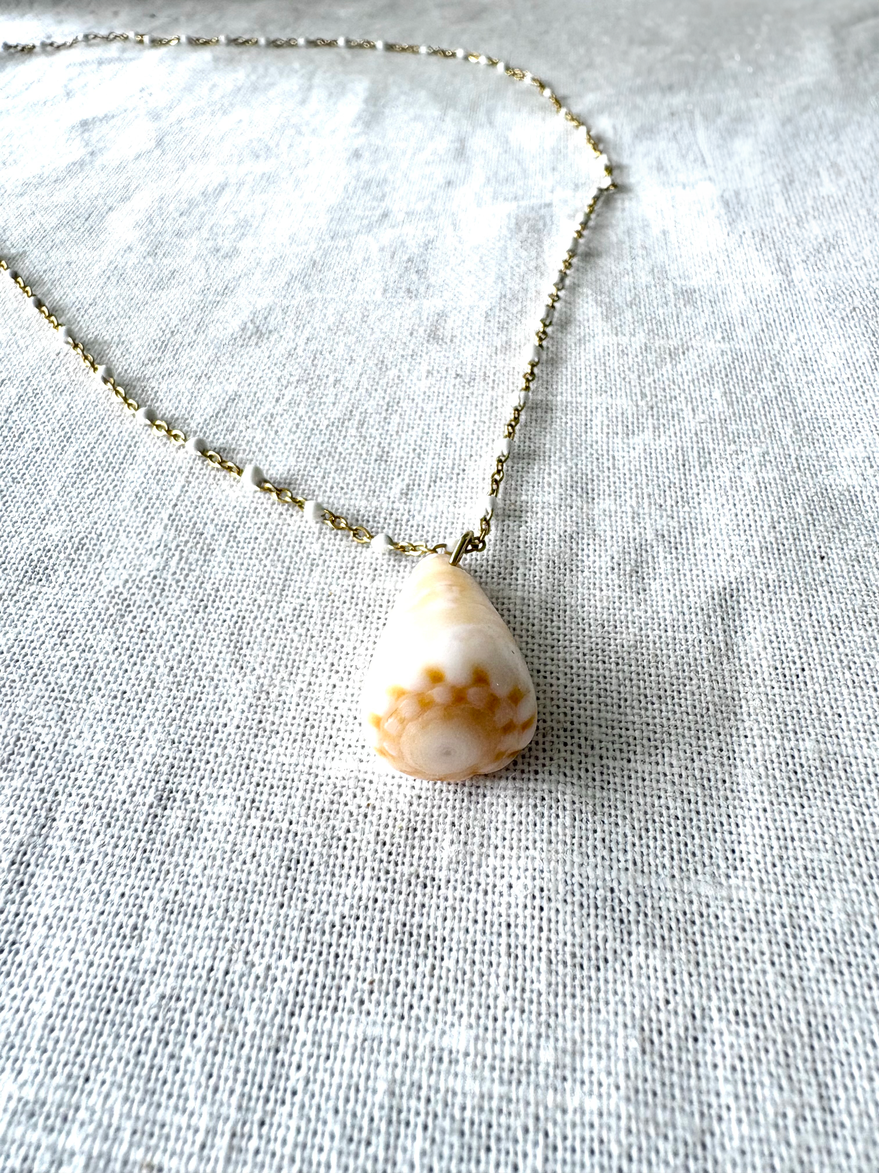 Sunshine Cone Shell Necklace