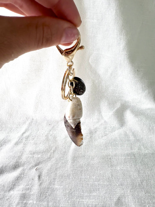 Cowrie Shell Keychain
