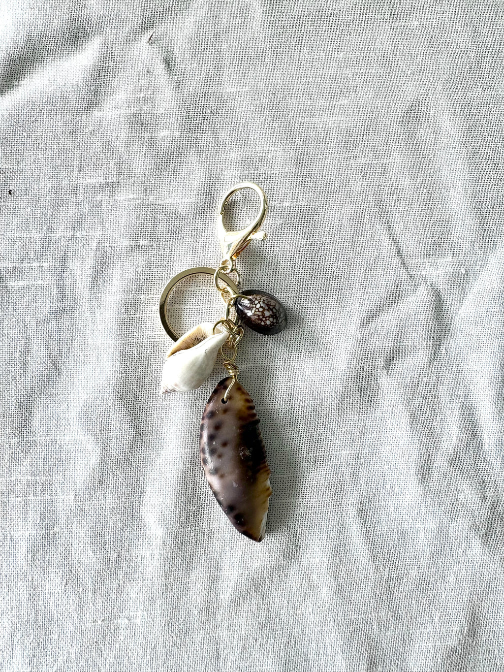 Cowrie Shell Keychain