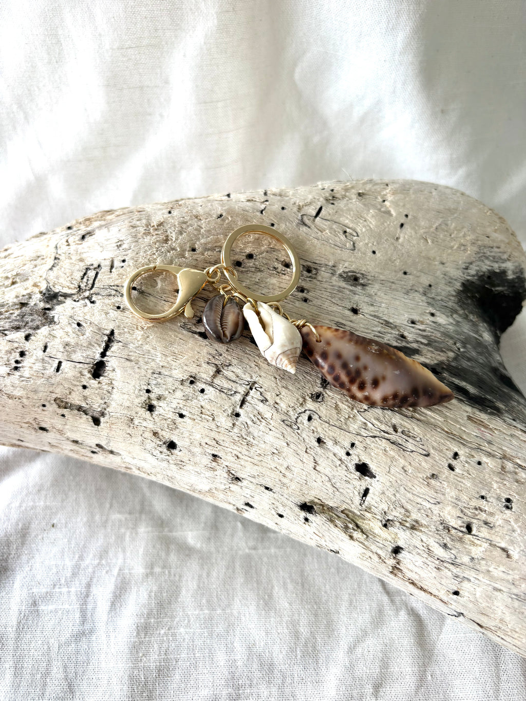 Cowrie Shell Keychain