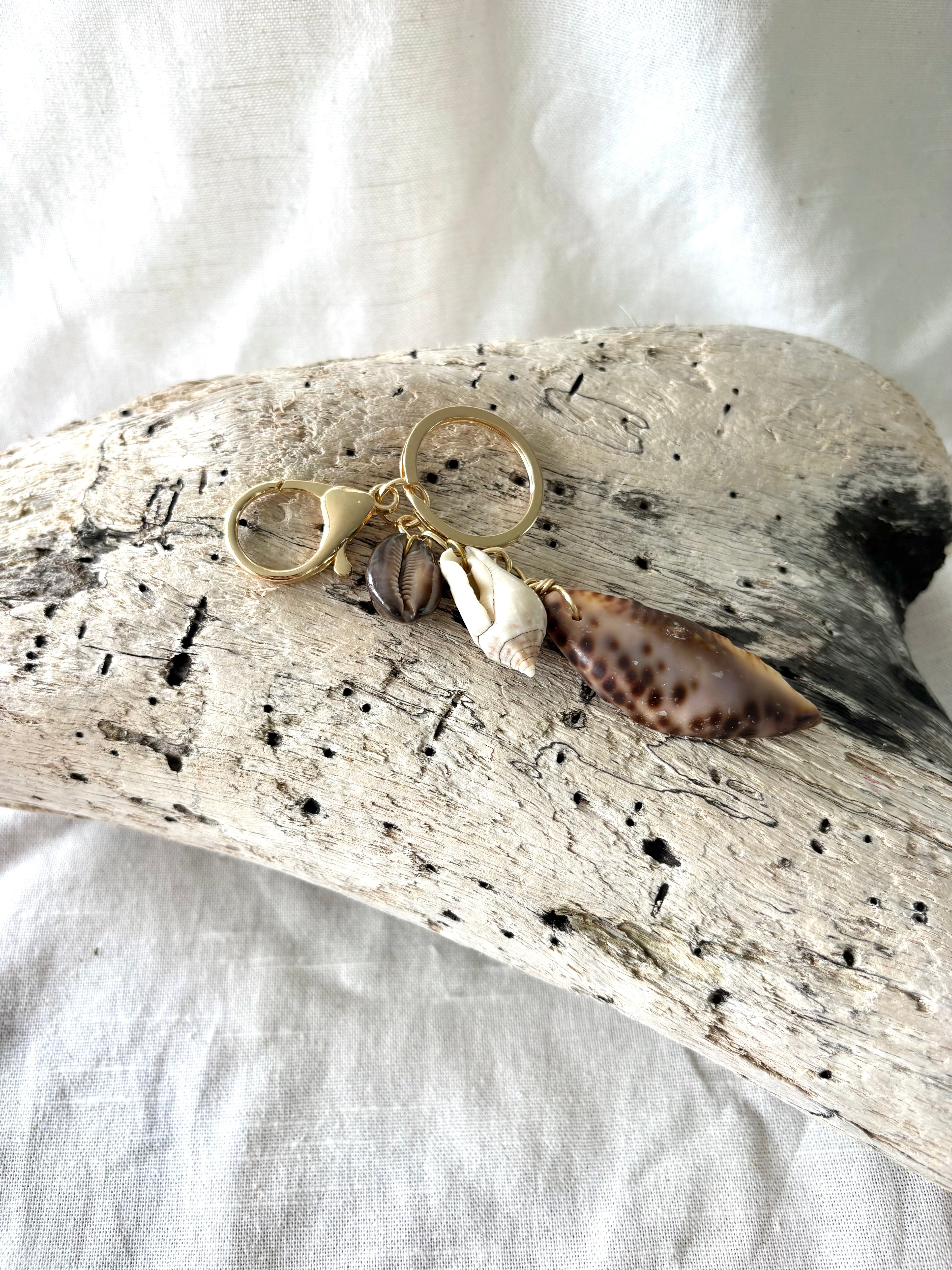 Cowrie Shell Keychain