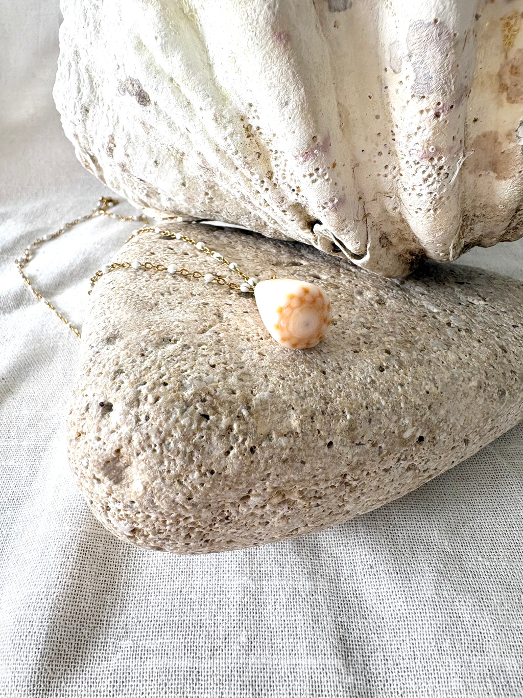 Sunshine Cone Shell Necklace