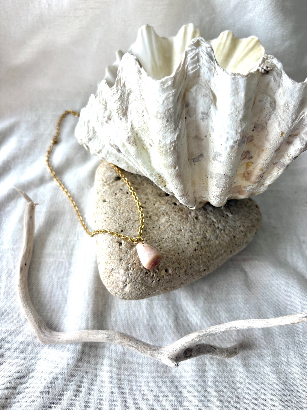 Sherbet Cone Shell Necklace