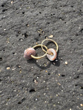 Pink Puka Shell Earrings